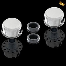 Chrome Valve Cover Breathers Grommet For Chevy Ford Mopar Pontiac Olds Qty 2