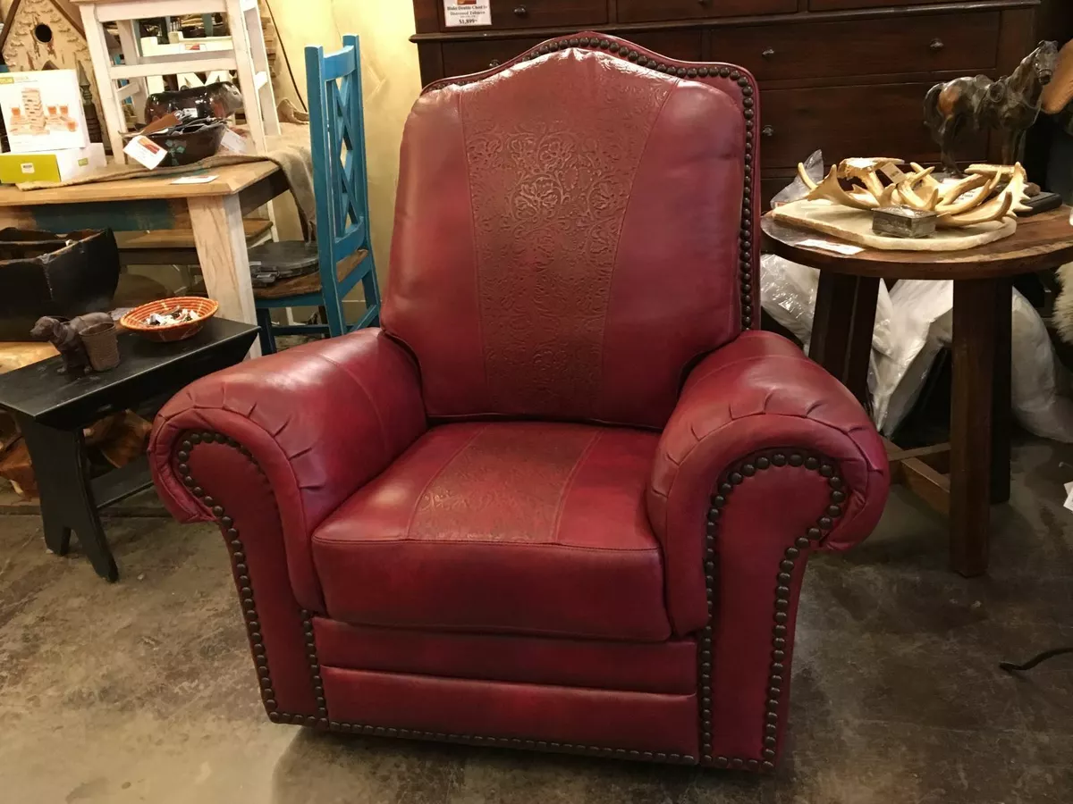 Top grain leather 2025 rocker recliner
