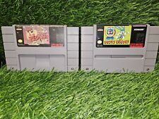 Tiny Toon Adventures & Taz Mania Buster Busts Super Nintendo SNES Read Cart Onl
