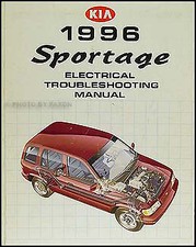 1996 Kia Sportage Electrical Troubleshooting Manual Wiring Diagram Book Original