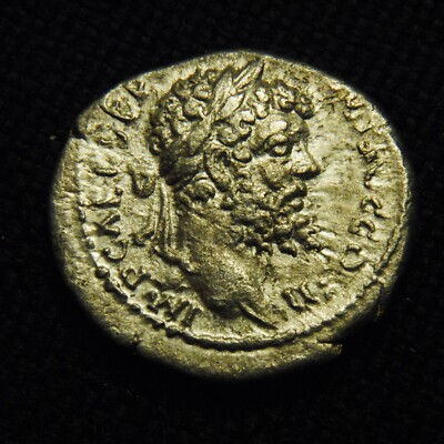 AR Denarius Emperor Septimius Severus Rv PIETAT AVG 3.12 grs 17-8mm Emesa AD 194