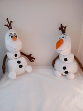 2 - Disney Frozen II Olaf 20" Plush Stuffed Toy Clean Lot