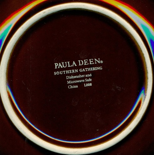 Paula Deen Southern Gathering 9" Chestnut Soup Bowl - Foto 3 di 5