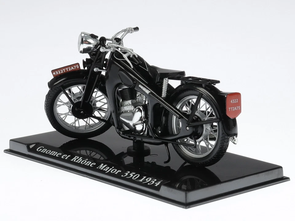 Gnome et Rhone Major 350 Classic bike model 4658127 Atlas 1:24 — 第 3/4 张图片