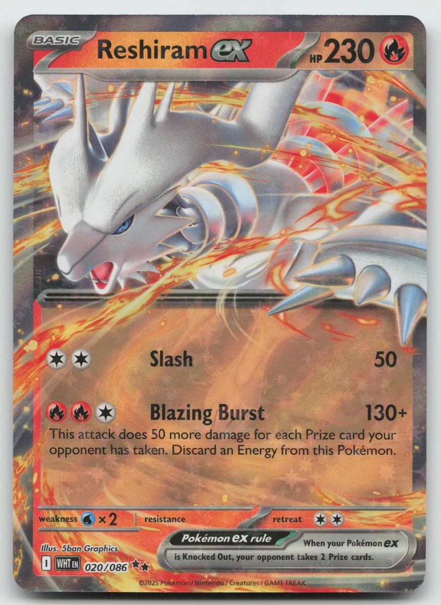 Reshiram Ex for sale | eBay