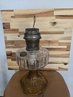 Vintage Aladdin Oil Lamp  Corinthian 1935-1936 Dark Amber & Clear Glass — photo 2