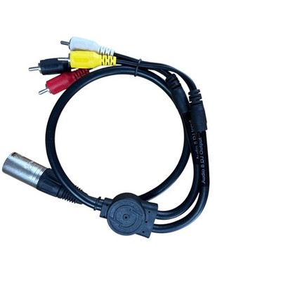 NI Traktor Scratch Multicore Cable Audio 8 DJ Segment 7 Pin XLR to RCA Cord