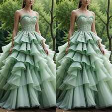 Elegant Photography Dresses Sexy Sweetheart Prom Dress With Puff Prom Gowns