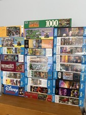 Huge Lot Of 1000 Piece Puzzles