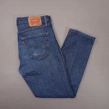 Levis 511 Slim Fit Jeans Mens 34X29 Medium Wash Stretch Cotton Blend Lbl 34X30