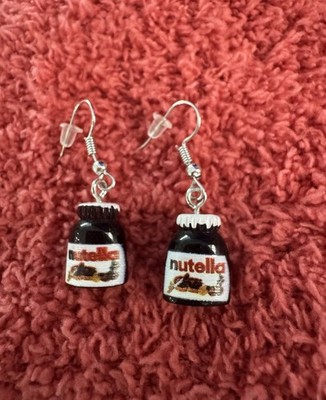 New Nutella Jar Novelty Earrings Women's Gifts