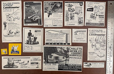 Vintage French Advertising Ephemera Lot Michelin Garden Mowers 1960s 1970s 14 pc