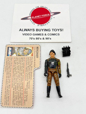 1983 Major Bludd  w/ File Card Complete GI Joe Figure