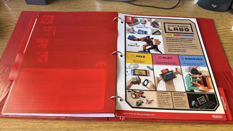 Nintendo Switch Vendor Guide - Representative / Marketing Guide Binder - Image 4 of 4