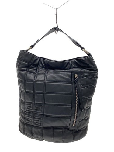 GIVENCHY shoulder bag one leather Black Used