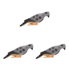 Archery Targets 3-Pack with 3D Pigeon Holder for Hunting Training and Practic...