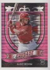 2021 Panini Chronicles Crusade Pink Pulsar Prizm Alec Bohm #23 0ji1
