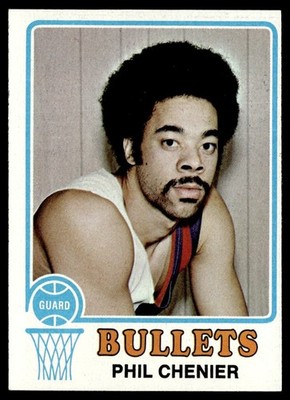 1973-74 Topps Basketball Card Phil Chenier Capital Bullets #113 EX-MT