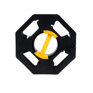 MAINS HOOK-UP CABLE STORAGE REEL WHEEL TIDY CARAVAN MOTORHOME CAMPING BLACK