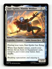 Sun-Spider, Nimble Webber 154 Marvel's Spider-Man Magic: The Gathering NM