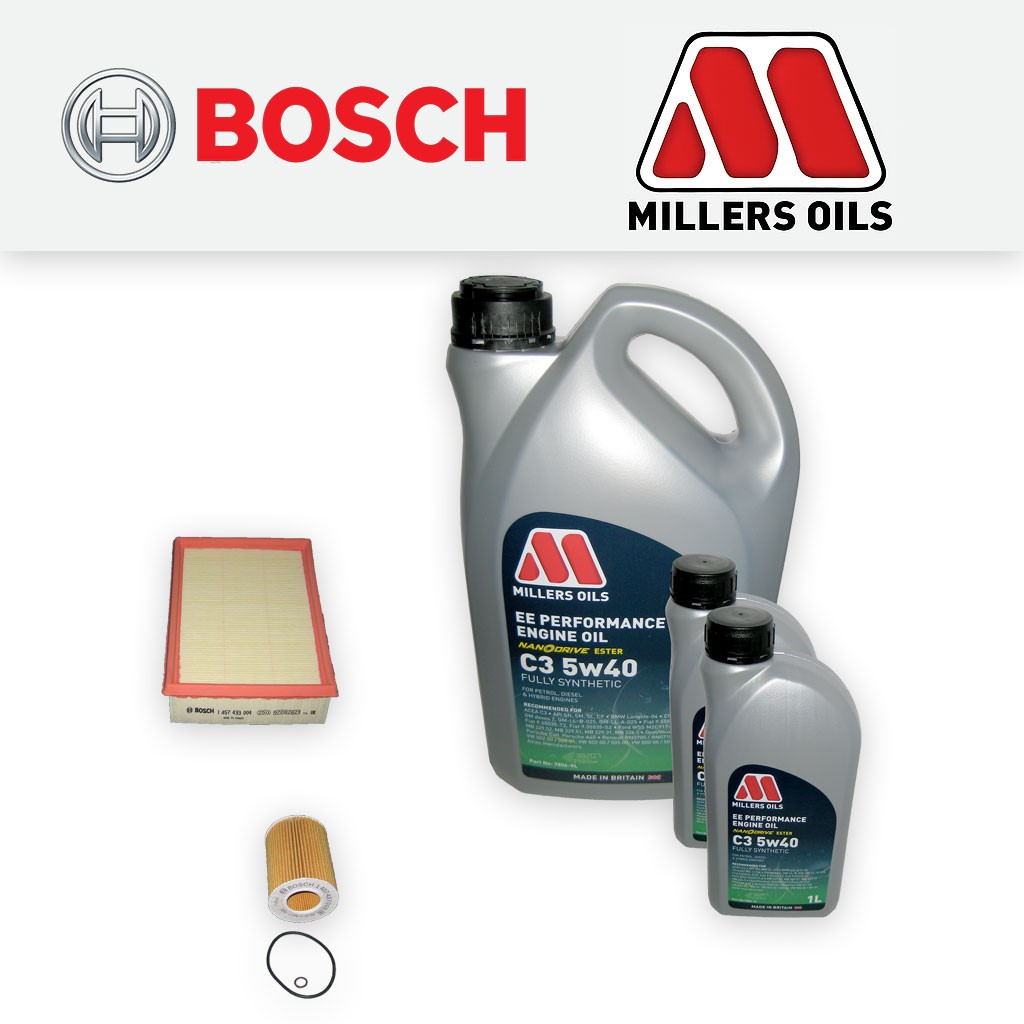 SERVICE KIT for BMW Z3 2.0 2.2 OIL AIR FILTERS +5w40 EE NANO OIL (1999-2002)