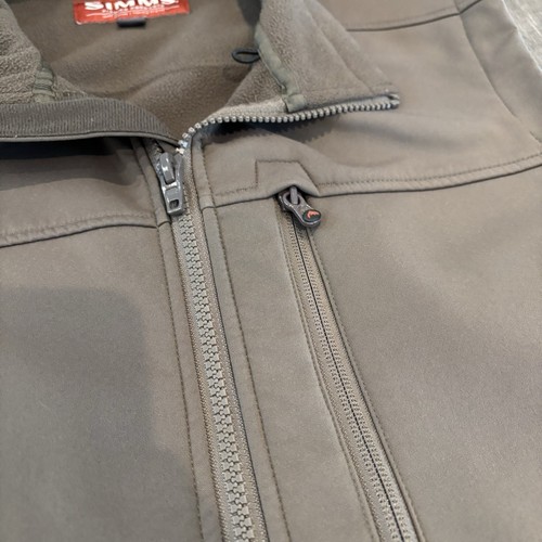 Simms Coat Mens Medium Rogue Fleece Vest Water Resistant Fishing Hiking Jacket - Picture 7 of 8