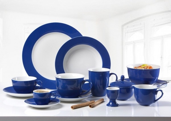 Tafelservice 12 Tlg. Doppio Indigo-Blau - Ritzenhoff & Breker-image