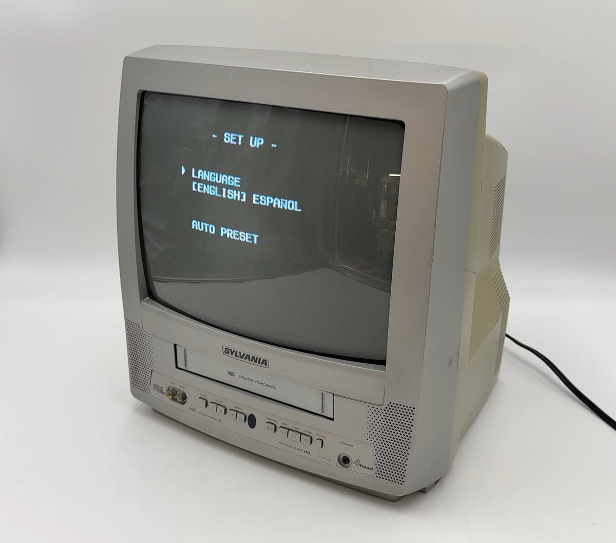 Vintage Sylvania 13” CRT TV VHS Combo SRC2213X | Not Working