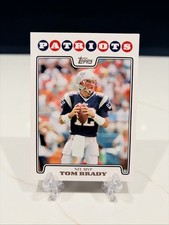 Tom Brady 2008 Topps #328 NFL Jugador Más Valioso Invest Goat Hof Jugador Más Valioso TB12