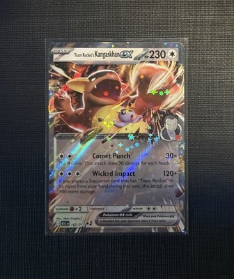 Team Rocket's Kangaskhan ex Holo Double Rare ME: Ascended Heroes 162/217 NM