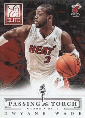 2013-14 Elite Passing The Torch #10 Dwyane Wade Stephen Curry Card