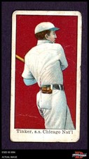 1909 E92 Dockman Joe Tinker Cubs HOF 1.5 - FAIR