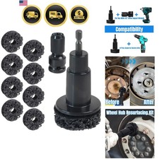 Wheel Hub Cleaning Tool Kit, Professional Brake Hub  Wheel Stud Cleaner with...