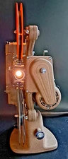Vintage 1940s Ampro A8 Precision 8mmProjector  w/ Power Cord One Empty Reel Used