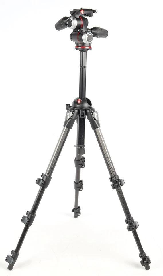 Trípode de viaje de fibra de carbono Manfrotto Befree, con cabezal de inclinación/pan XPRO 3 vías Foto 3 de 4