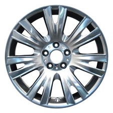 19x9 7 Split Spoke Front Aluminum Wheel Painted Light Smoked Hypersilver 71222