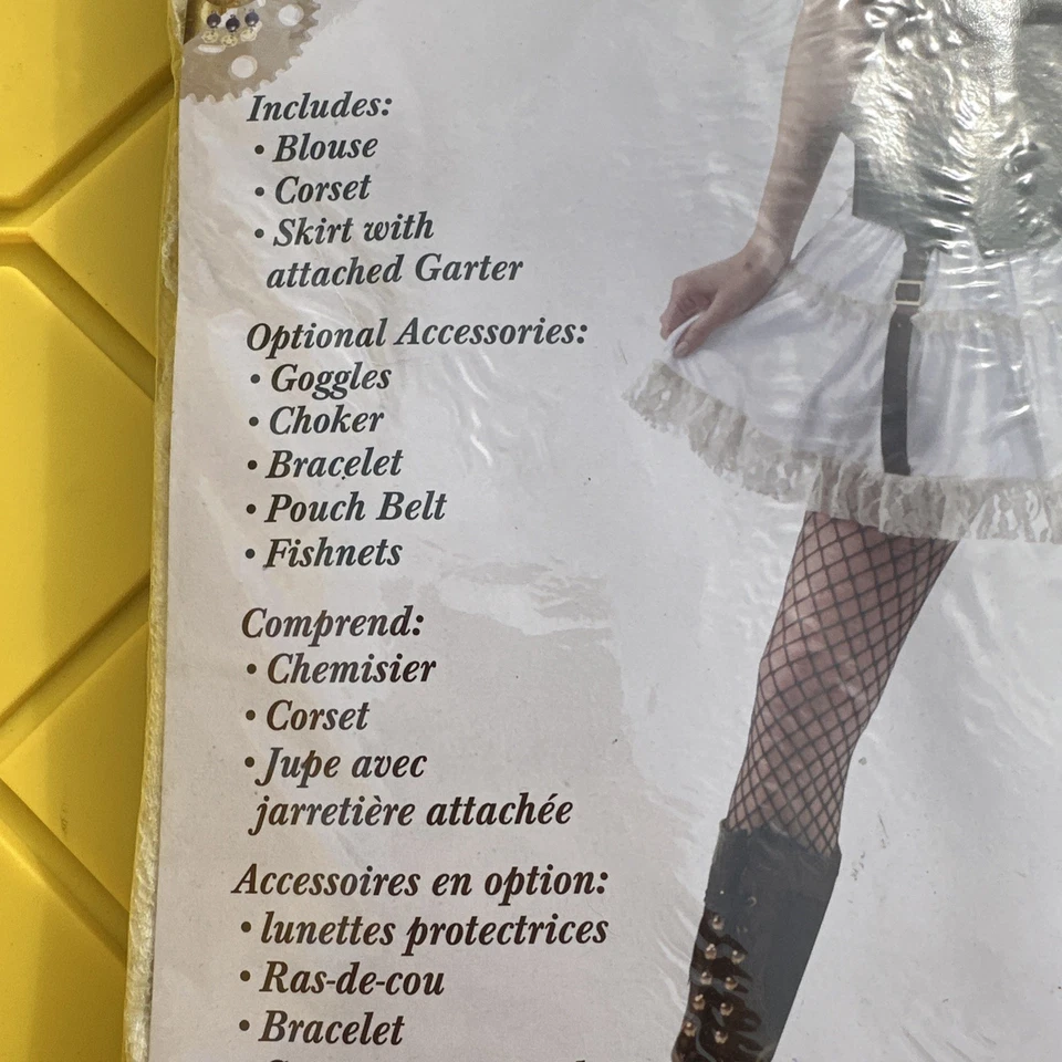 Steampunk Sally Adult Halloween Pirate Festival Costume Fits up to Sz 14-16 - Image 3 of 4