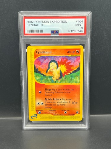 Cyndaquil graded PSA 9 for sale on eBay