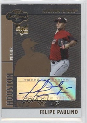 2008 Topps Co-Signers Silver Gold 44/150 Felipe Paulino #111 Rookie Auto RC 0f4