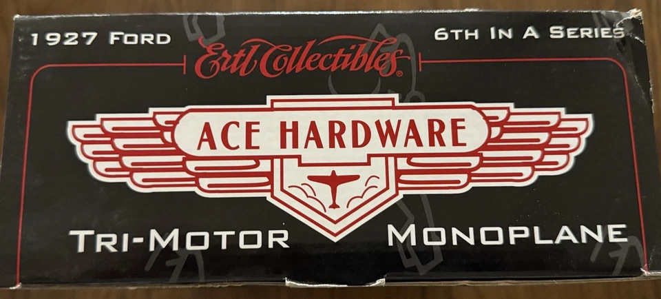 Nuevo Ertl Ace Hardware 1927 Ford Tri-Motor Monoplane NUEVO EN CAJA avión Foto 4 de 4