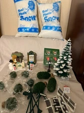 Misc lot of Dept 56 Christmas Village Accessories