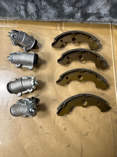 Front Brake Wheel Cylinders w/Shoes Kit for Honda Foreman 400 450 TRX400 TRX450  - Bild 1 von 8