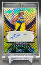 2024-25 Panini Select DaRon Holmes II Gold Prizm /10 Rookie Jersey Auto RC