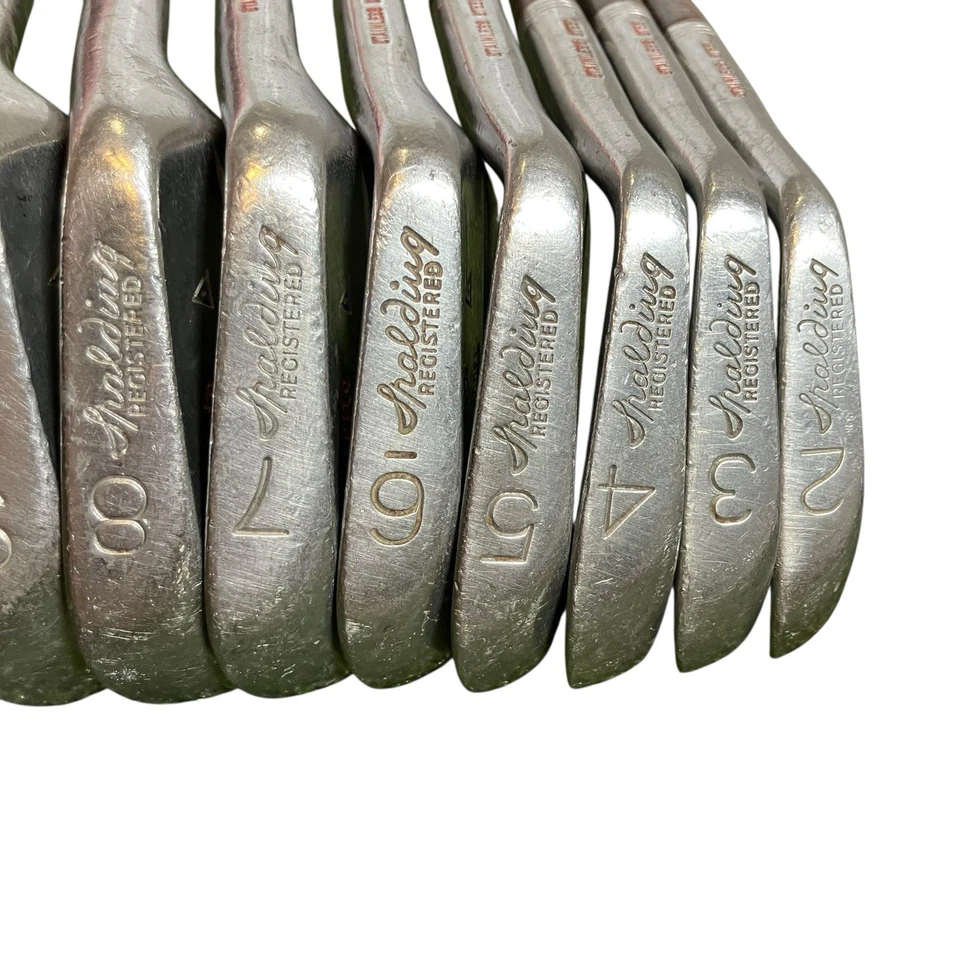 Vintage Spalding Top-Flite Tournament Model Iron Set 2–9 + Wedge Steel Shaft RH - Image 3 of 4