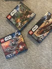 LEGO Star Wars: Ewok Attack (7956) Geonosian starfighter 7959, Sith nightspeeder