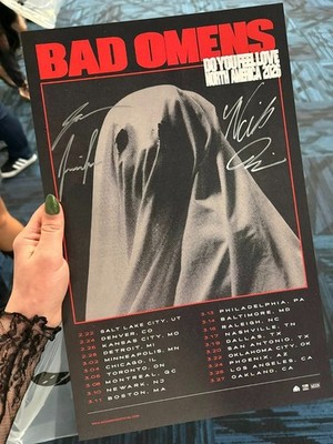 Bad Omens Do You Feel Love North American Tour 2026 reprint Poster