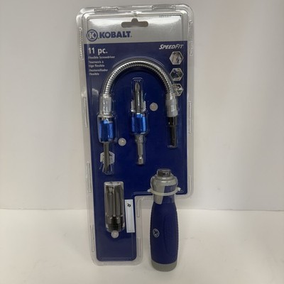 Kobalt 11 pc. Specialty Flexible Screwdriver Set #0165007 Brand New!
