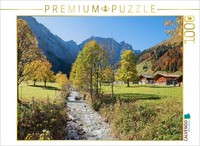Calvendo Puzzle Almdorf Eng Im Karwendelgebirge | 1000 Teile Lege-GrößE 64X48Cm