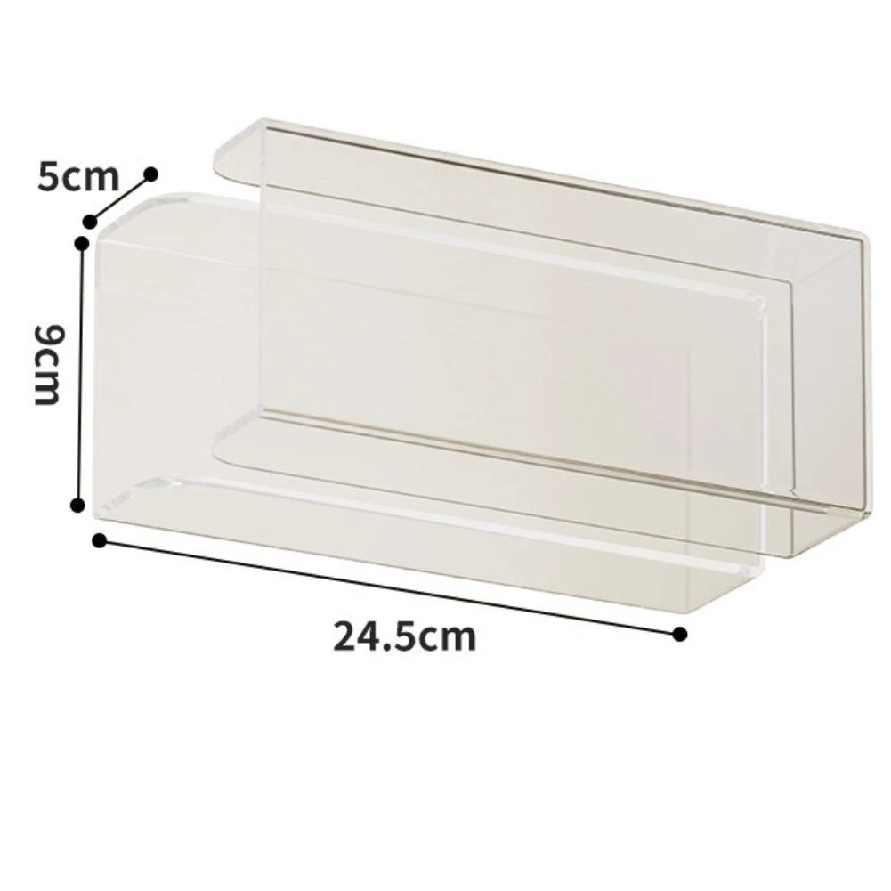 Porta Fazzoletti In Bambù Tooloflife – Contenitore Rettangolare Con Scomparti Regolabili, Per Cucina E Bagno, 26,5x15,2x12 Cm - 2