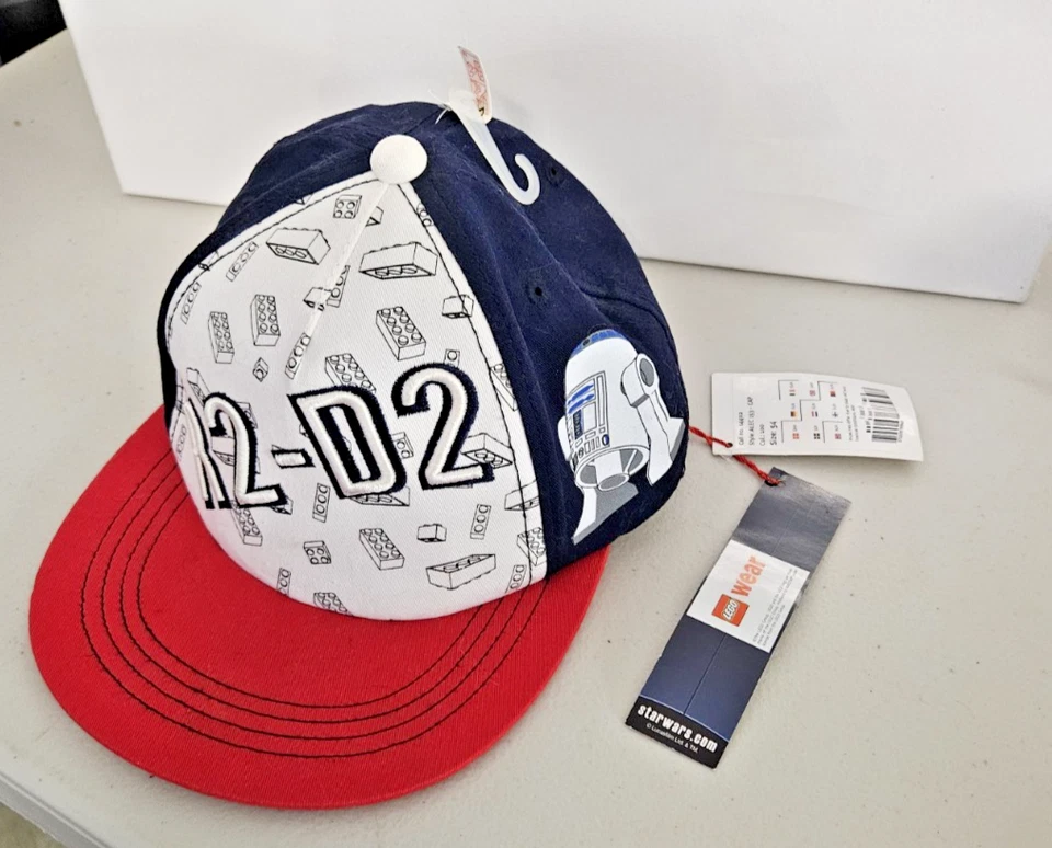 LEGO Star Wars R2-D2 + LEGO Ladrillos Niños Gorra Juventud 54 cm LEGO Wear Sombrero Nuevo con Etiquetas Foto 2 de 4